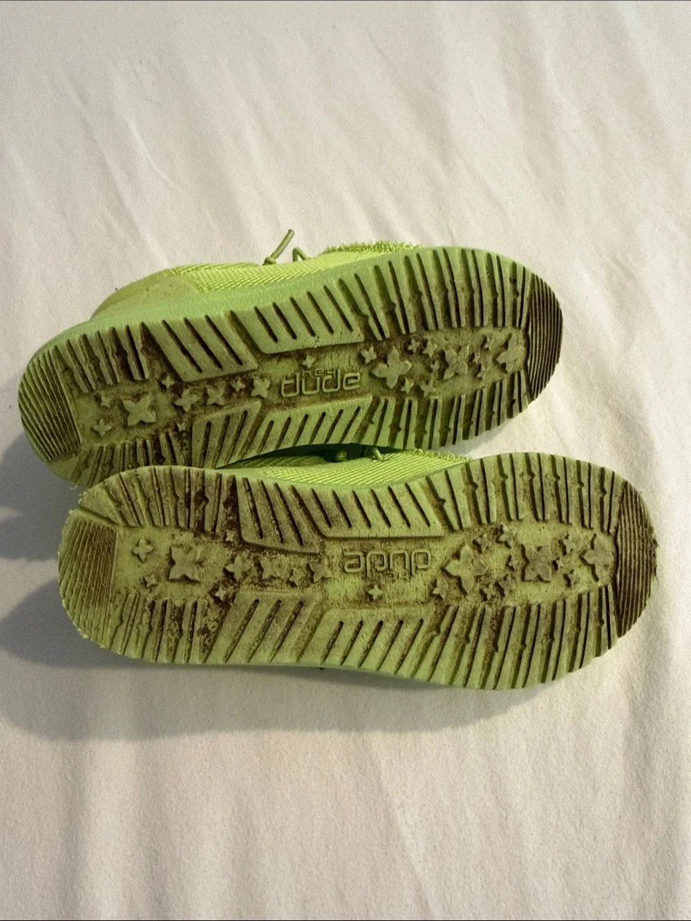 Hey Dude Men’s Casual Slip-Ons in Lime Green